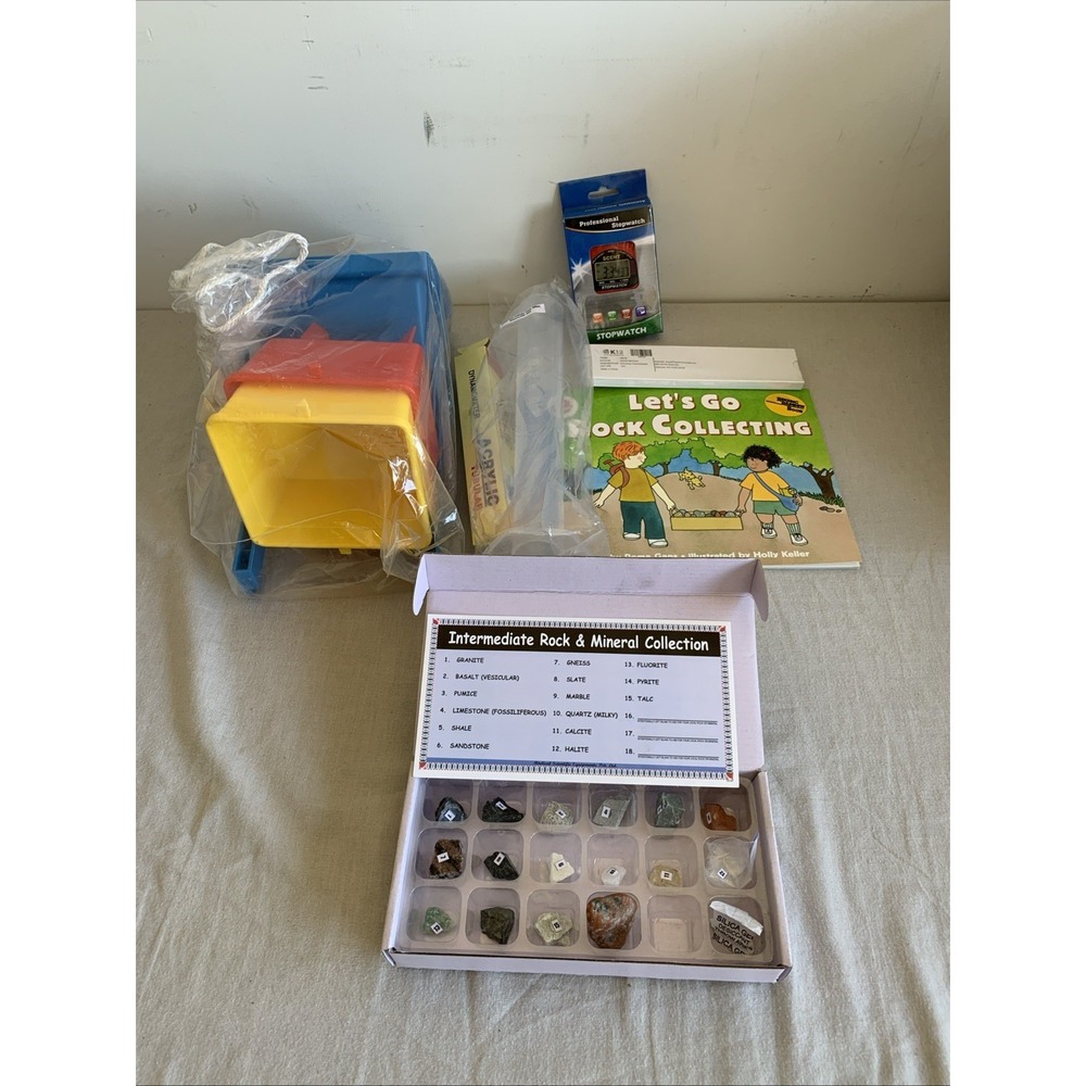 Intermediate Rock & Mineral Collection Specimen Kit Set